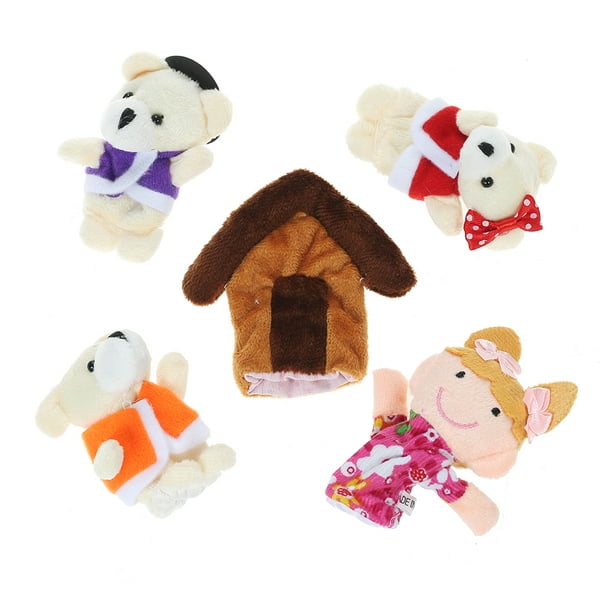 Childrens Fairy Tale Toy Finger Puppets Hand Made Party Bag Stocking Fillers 3+
